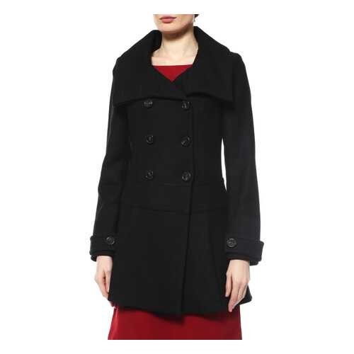Пальто женское United Colors of Benetton 64961 черное 38 IT в Модис