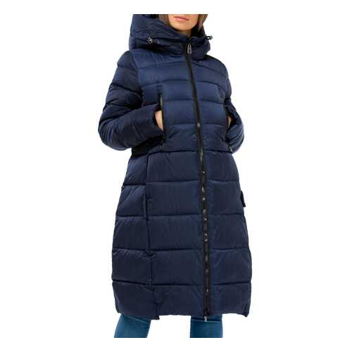 Пуховик-пальто женский Amimoda 10N305-02 синий 48 RU в Модис