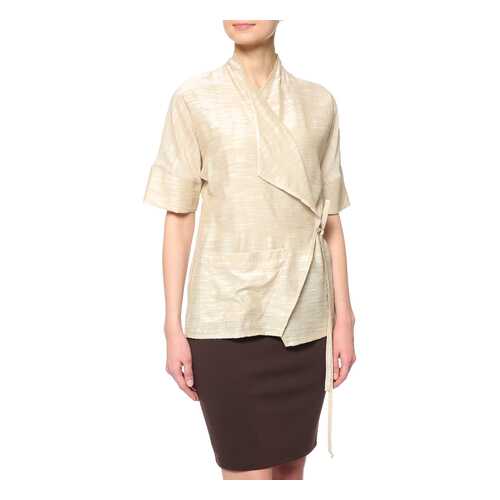 Блуза женская Adzhedo 70156 бежевая 4XL в Модис
