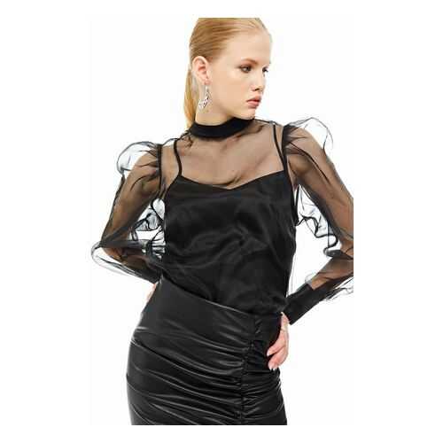 Блуза женская Guess W0YH59-WD2I0 черная S в Модис