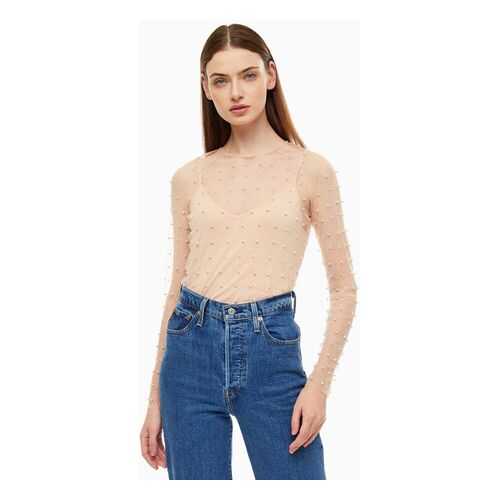 Блуза женская Guess W93P59-K8RX0-PICH оранжевая S в Модис