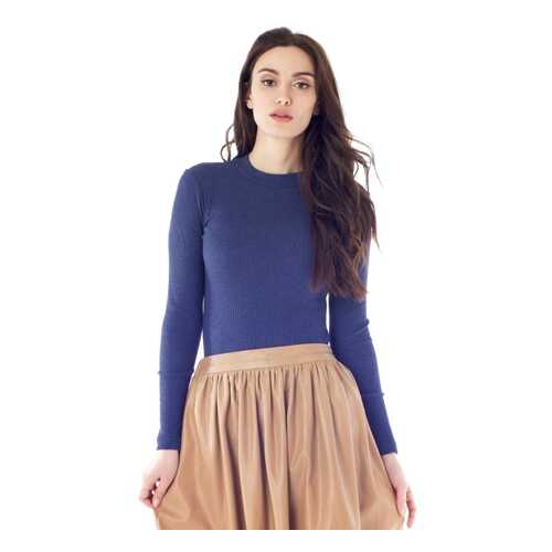Водолазка женская FREESPIRIT Simple синяя S в Модис