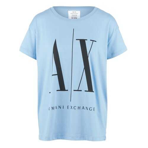 Футболка женская Armani Exchange 8NYTCX YJG3Z синяя XS в Модис