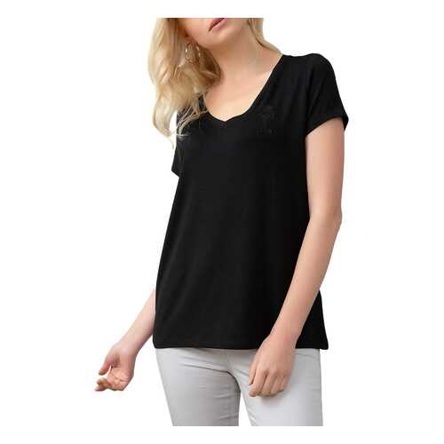 Футболка женская U.S. POLO Assn. G082SZ0110CIYOSEL-IY09 черная XS в Модис