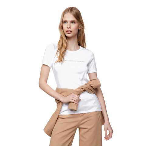 Футболка женская United Colors of Benetton CCC_3GA2E16A2 белая M в Модис