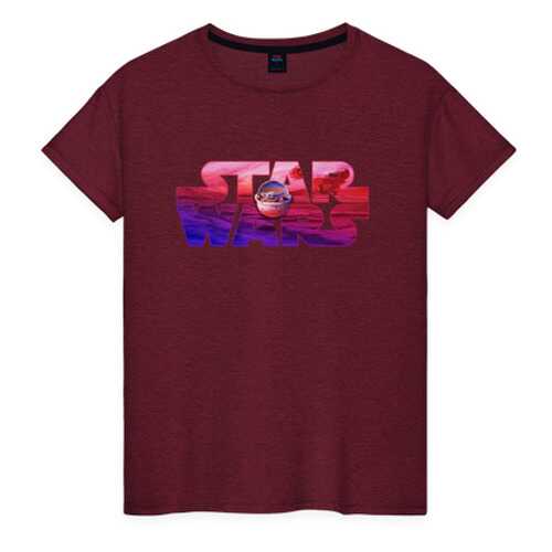 Футболка женская ВсеМайки 2147265 красная XL в Модис