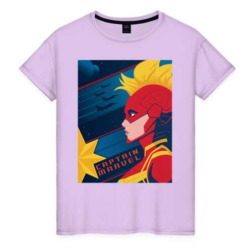 Футболка женская ВсеМайки 2177989 голубая XXXL в Модис
