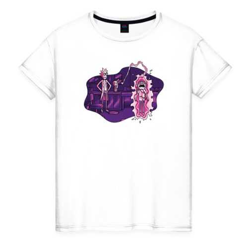 Футболка женская ВсеМайки 2460881 белая XXXL в Модис