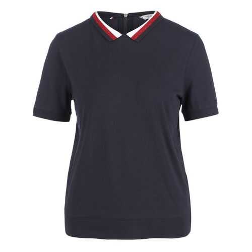 Поло женское Tommy Hilfiger WW0WW27534 синее L в Модис