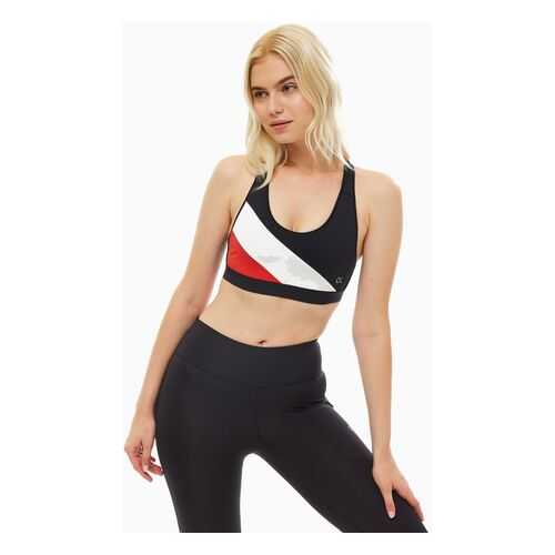 Топ женский Calvin Klein Performance 00GWS9K149 679 черный/белый/красный S в Модис