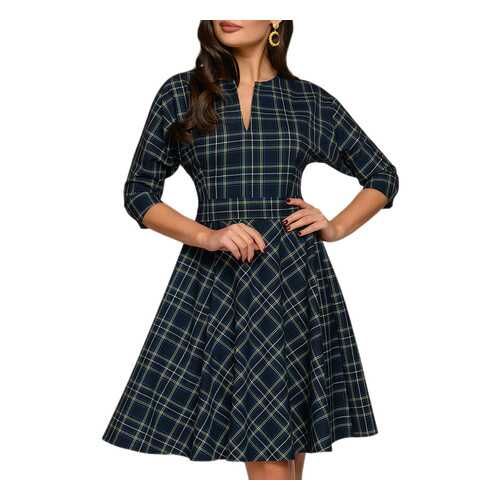Платье женское D&M by 1001DRESS 0112001-01811DB синее L в Модис