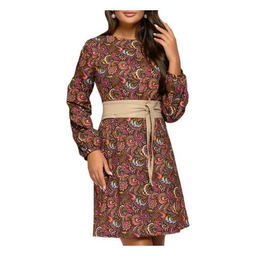 Платье женское D&M by 1001DRESS 0112001-01958BO красное XL в Модис