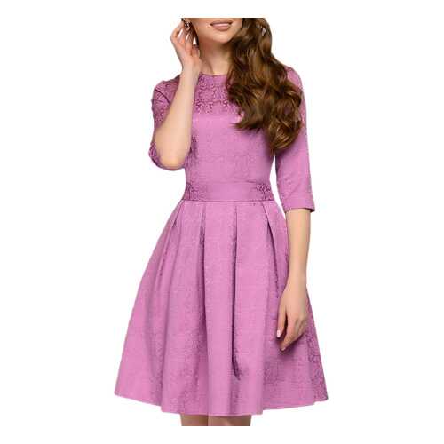 Платье женское D&M by 1001DRESS DM01369LV фиолетовое S в Модис