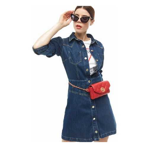 Платье женское Guess W0YK13-D3Y07 синее XS в Модис