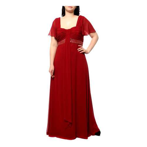 Платье женское JS BOUTIQUE 5258641 красное 16 US в Модис