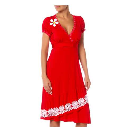 Платье женское Maria Grazia Severi 6414R006 красное 40 IT в Модис