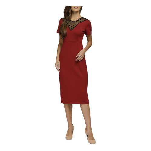 Вечернее платье женское D&M by 1001DRESS DM01465BO красное L в Модис
