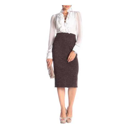 Юбка женская Laura Bettini K429_14ANB коричневая XL в Модис